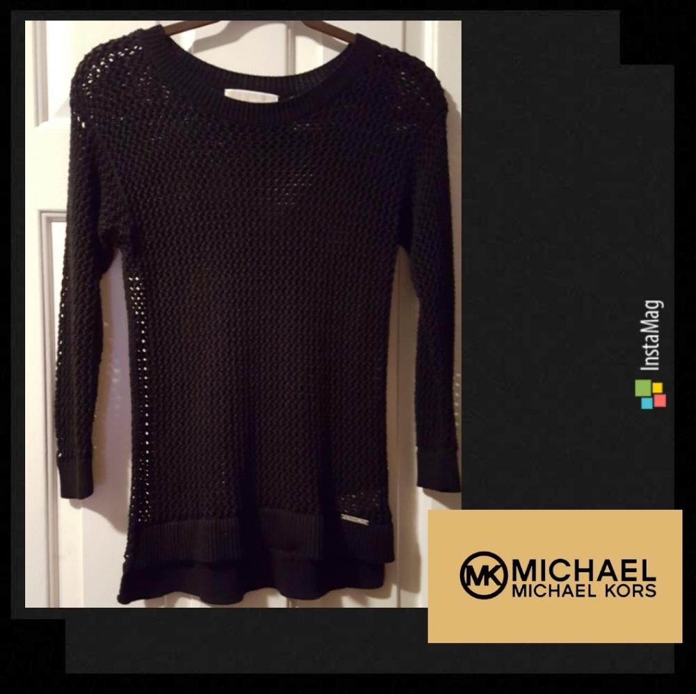 MICHAEL Michael Kors Open Knit Sweater